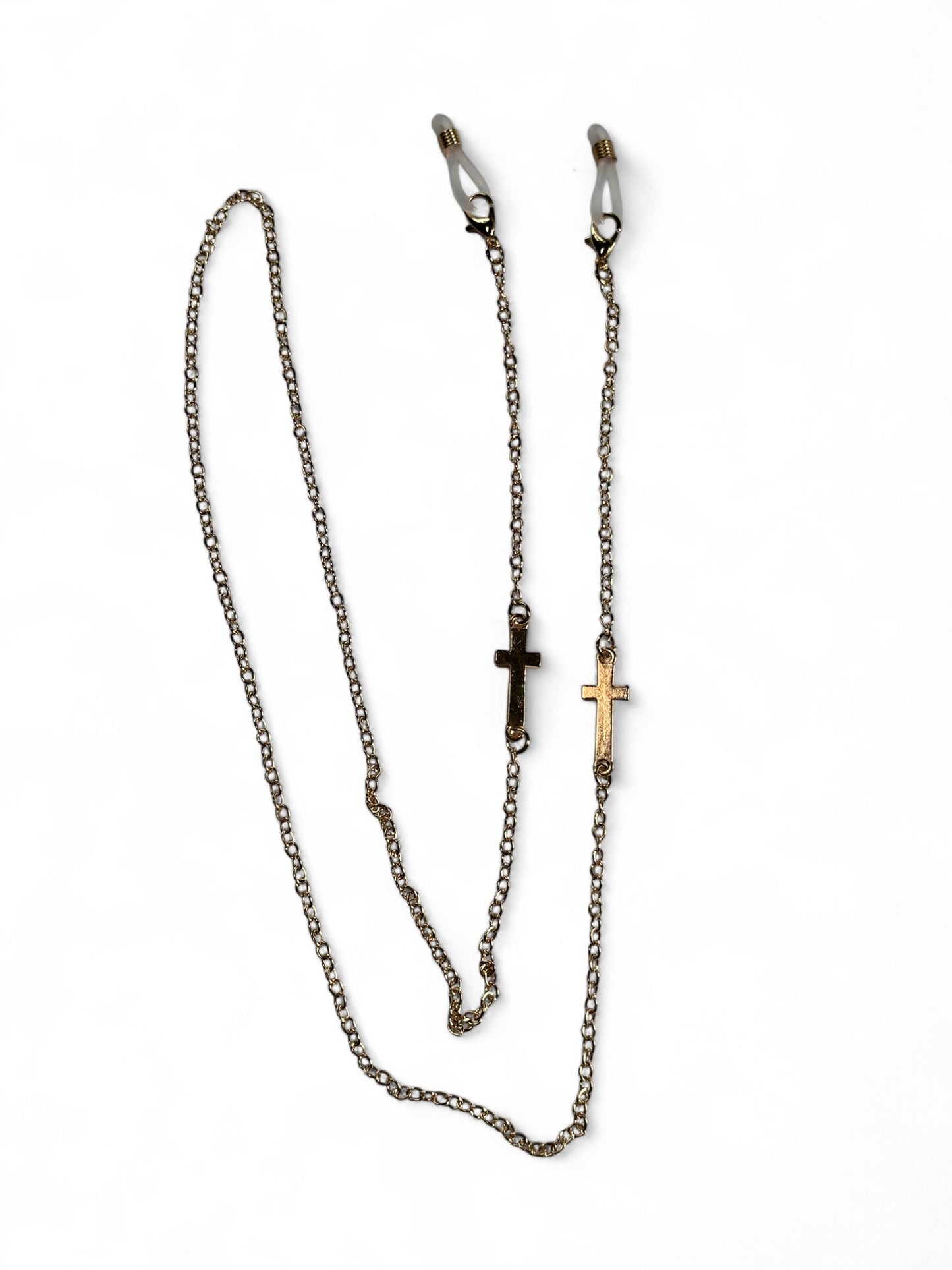 Gold Chain Cruz para lentes